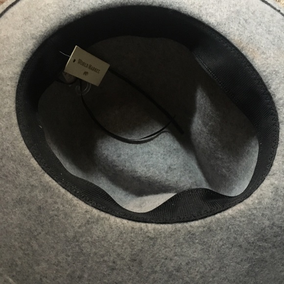 Heather Gray Rancher Hat With Braided Trim - Picture 4 of 4